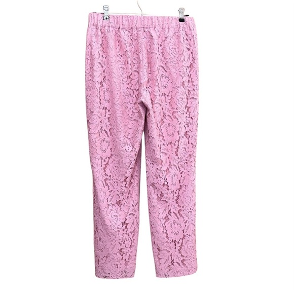 J Crew Factory Blush Pink Lace Pants - Picture 2 of 7